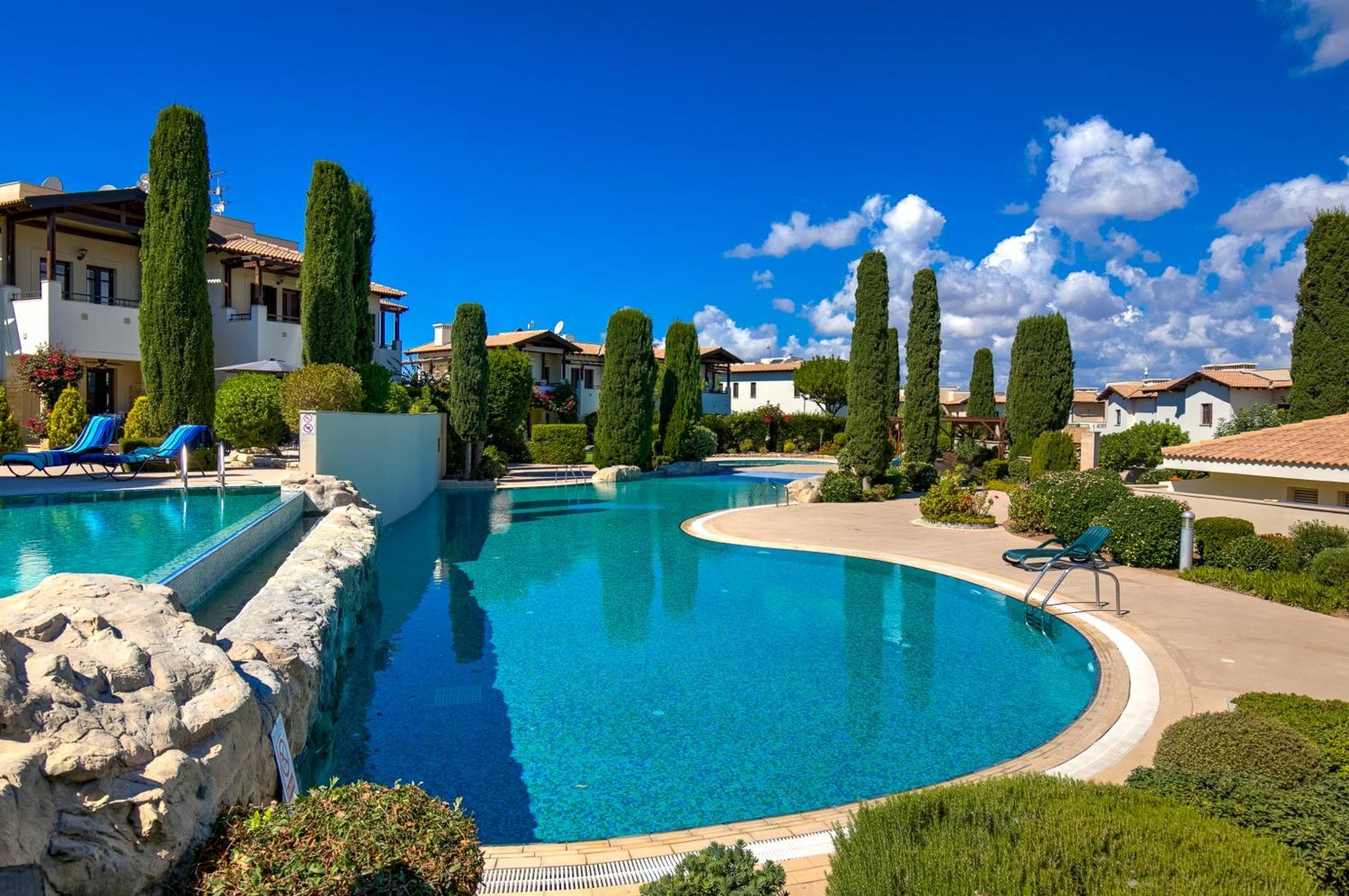 קוקליה 2 Bedroom Apartment Chloe With Communal Pool, Aphrodite Hills Resort מראה חיצוני תמונה